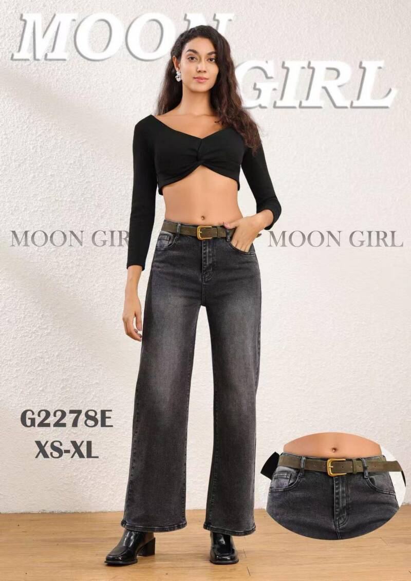 Spodnie damskie jeansy Roz XS-XL, 1 Kolor Paczka 10 szt